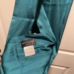 White Fox Boutique Silk Wrap top